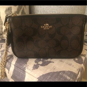 Coach clutch/wristlet